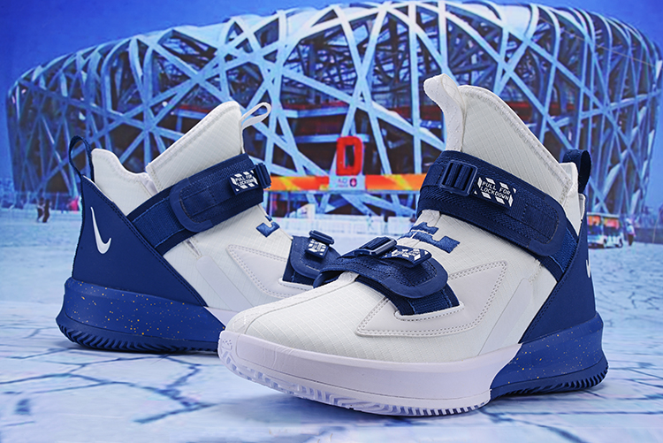 2019 Nike Lebron Solider 13 White Blue