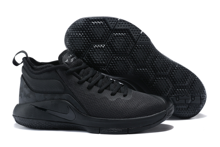 Nike Lebron Wintnes 2 All Black Shoes - Click Image to Close