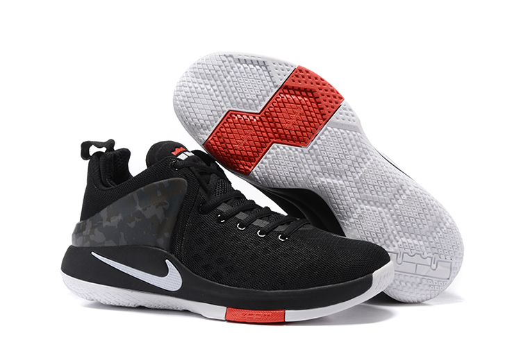 Nike Lebron Wintness 1 Black Red White Shoes