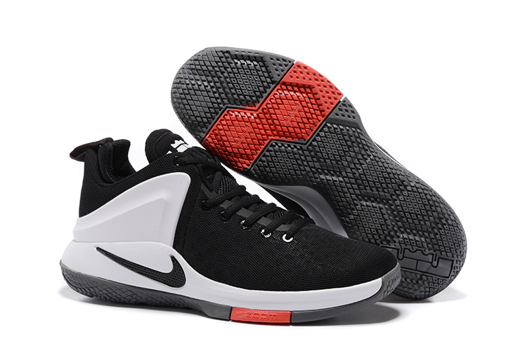 Nike Lebron Wintness 1 White Black Red Shoes