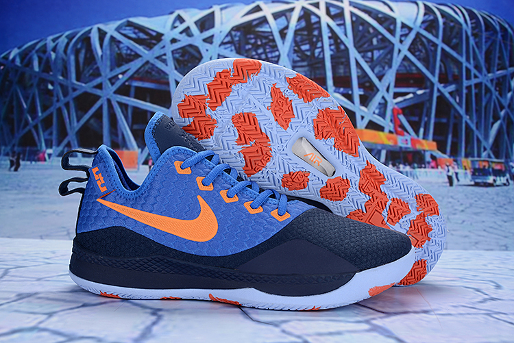 Nike Lebron Wintness 3 Blue Orange Shoes