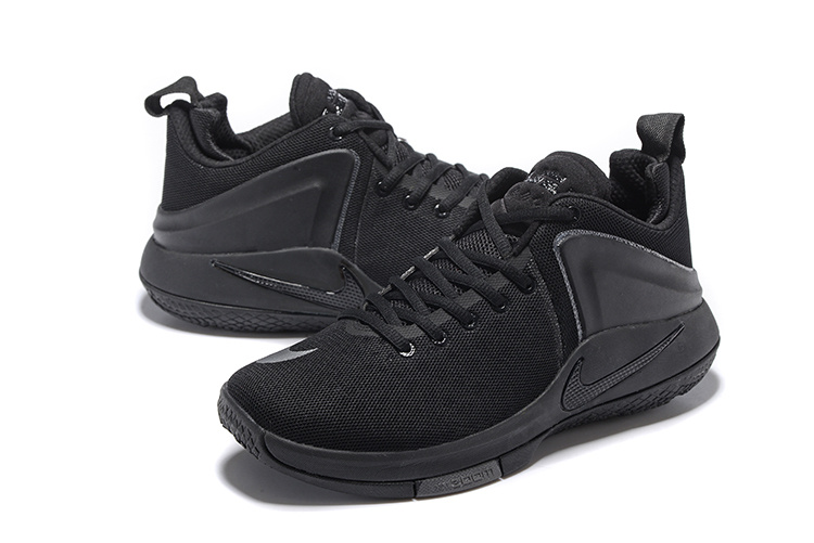 Nike Lebron Witness 1 All Black Shoes - Click Image to Close