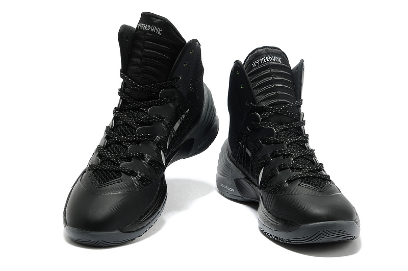Nike Lunar Hyperdunk 2013 XDR All Black Basketball Shoes - Click Image to Close
