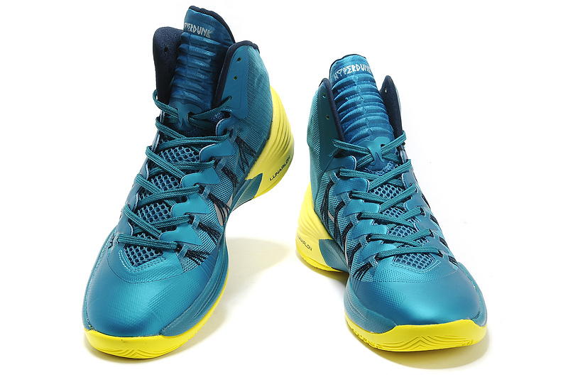 Nike Lunar Hyperdunk 2013 XDR Blue Yellow For Women