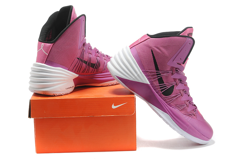 Nike Lunar Hyperdunk 2013 XDR Plum Red White For Women - Click Image to Close