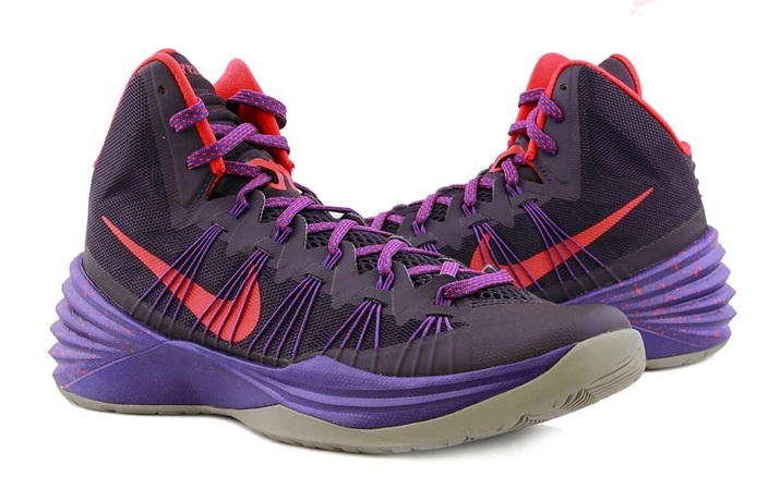 Nike Lunar Hyperdunk 2013 XDR Red Black Basketball Shoes - Click Image to Close