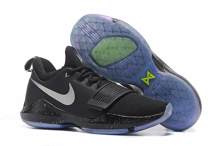 Nike PG 1 Ferocity Black Gamma Blue Sole Shoes - Click Image to Close