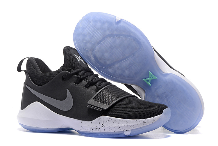 Nike PG 1 Ferocity Black White Blue Sole Shoes