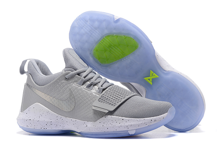 Nike PG 1 Ferocity Wolf Grey Blue Sole Shoes - Click Image to Close