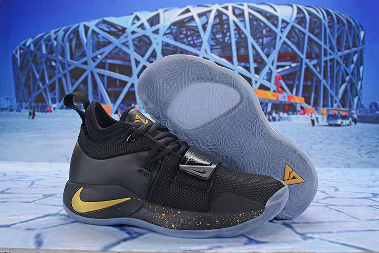 Nike PG 2 Plus Black GLoden Shoes - Click Image to Close