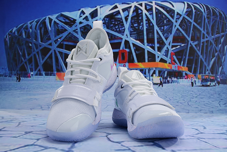 Nike PG 2 Plus White Blue Red Shoes