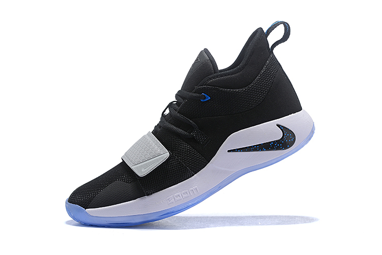 Nike PG Two Plus Black Laker Blue Shoes - Click Image to Close