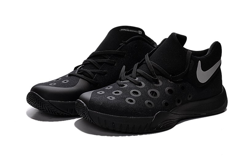 Nike Paul George 2016 All Black Basketball Shoes