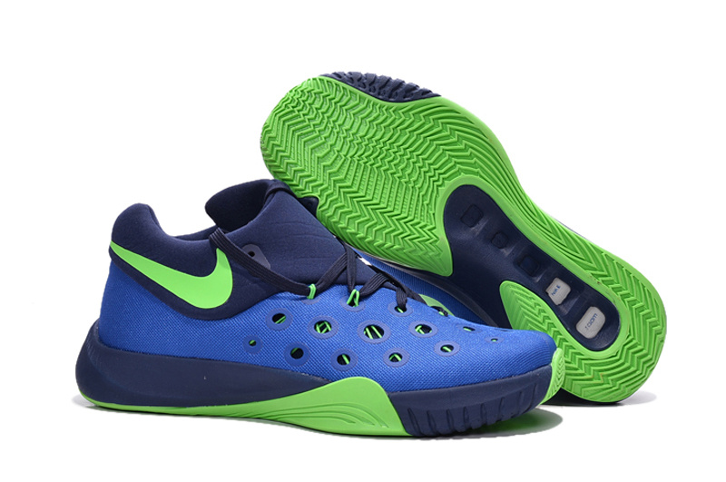 Nike Paul George 2016 Blue Green Basketball Shoes