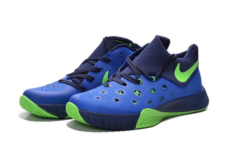 Nike Paul George 2016 Blue Green Basketball Shoes