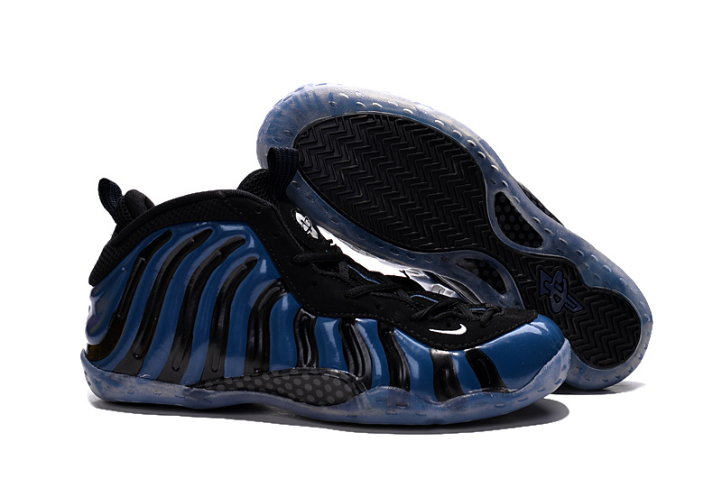 Nike Penny Hardaway Deep Blue Black Shoes - Click Image to Close