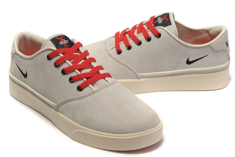 Nike Pepper Low Cream Red Shoes - Click Image to Close