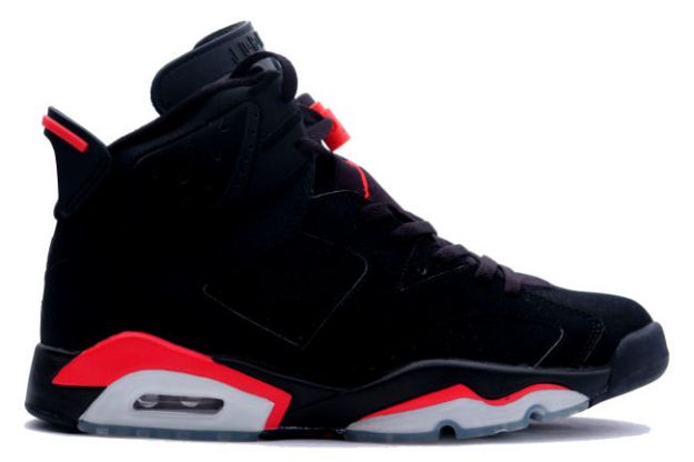 Nike Popular Air Jordan 6 Retro Black Deep Infrared Shoes