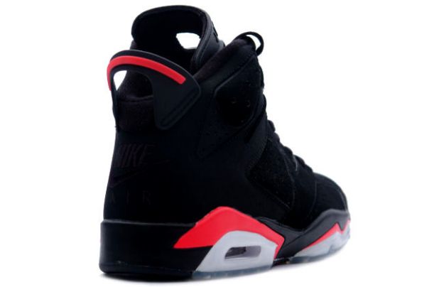 Nike Popular Air Jordan 6 Retro Black Deep Infrared Shoes
