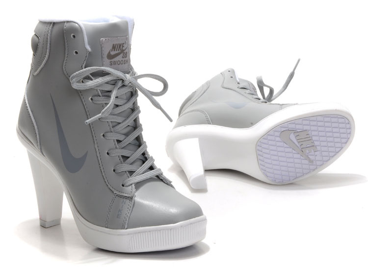 Nike SB High Heels Grey White