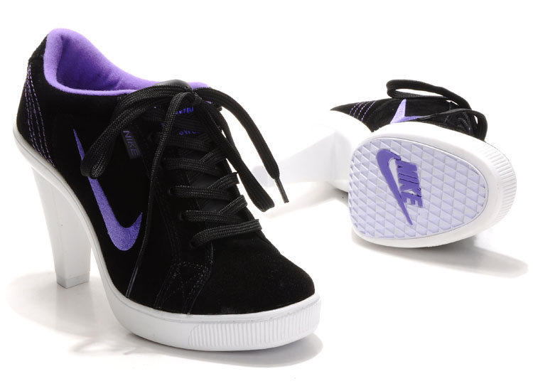 Nike SB Low Heels Black Purple