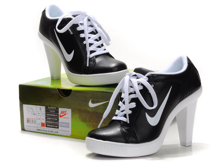 Nike SB Low Heels Black White - Click Image to Close