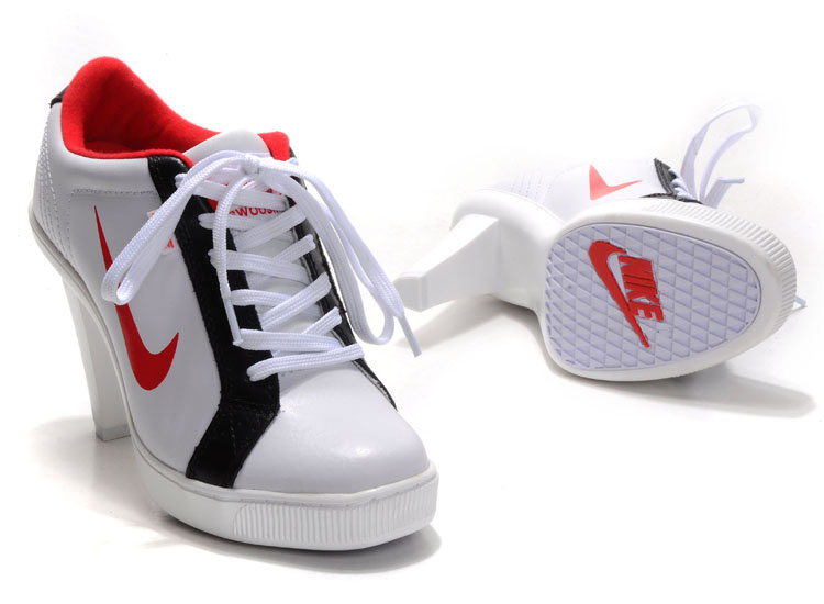 Nike SB Low Heels White Black Red - Click Image to Close