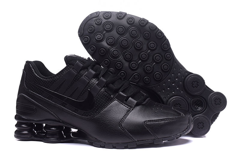 Nike Shox Avenue All Black Shoes - Click Image to Close