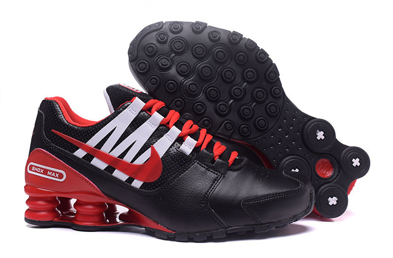 Nike Shox Avenue Black Red White Shoes - Click Image to Close