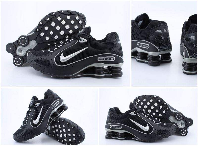 Nike Shox Moster Black White Logo - Click Image to Close