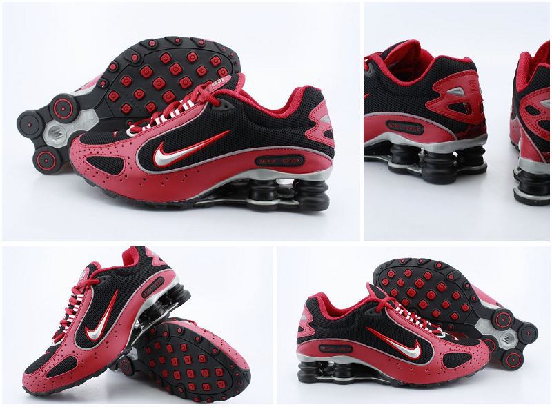 Nike Shox Moster Red Black Silver