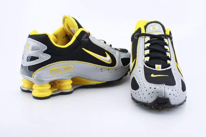 Nike Shox Moster Silver Black Yellow - Click Image to Close