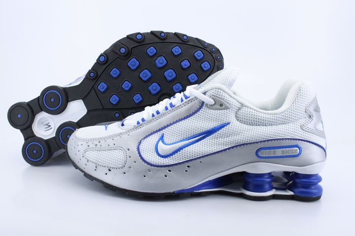 Nike Shox Moster White Grey Blue