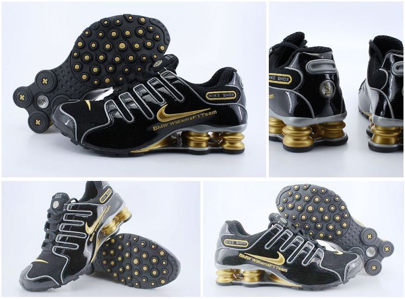 Nike Shox NZ Black Gold - Click Image to Close