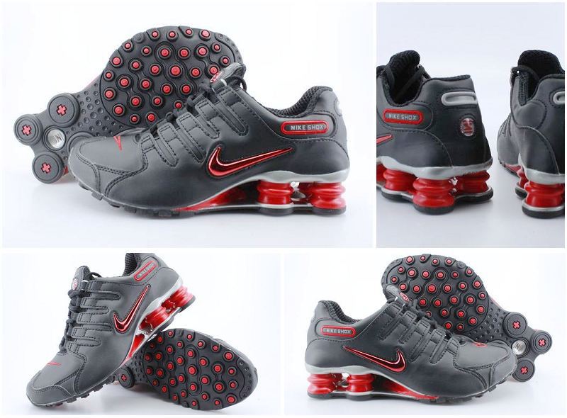 Nike Shox NZ Black Red - Click Image to Close