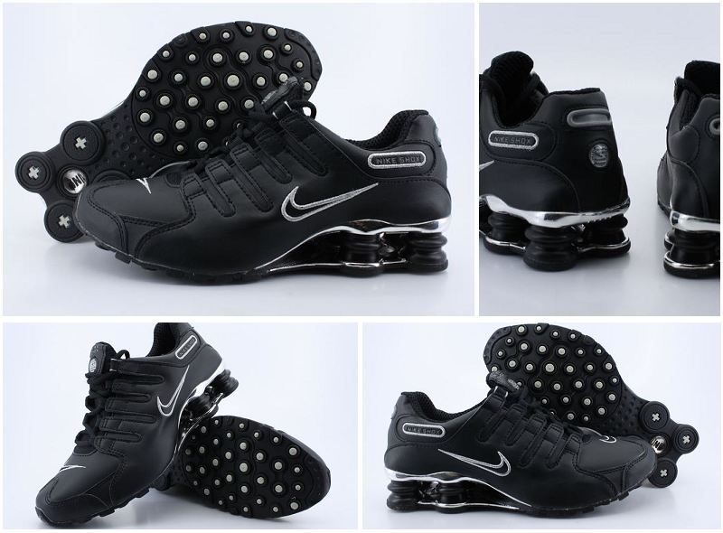 womens nike shox nz black