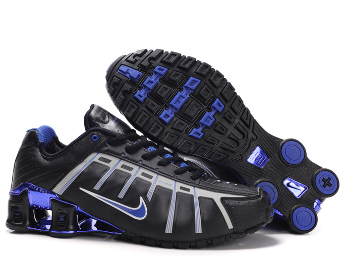 Nike Shox NZ III Black Grey Blue Shoes - Click Image to Close