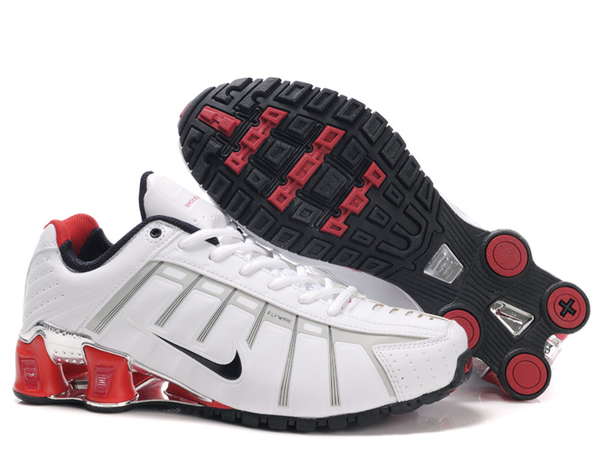 Nike Shox NZ III White Black Red Shoes