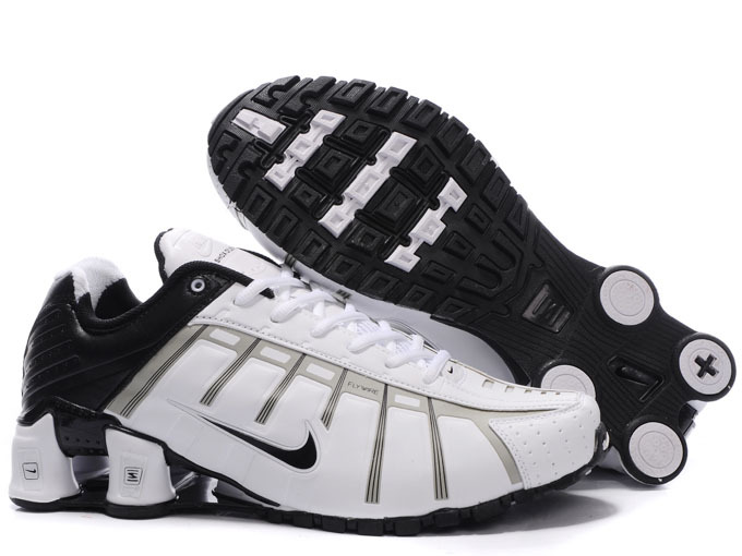 Nike Shox NZ III White Black Shoes - Click Image to Close