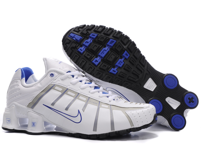 Nike Shox NZ III White Blue Shoes