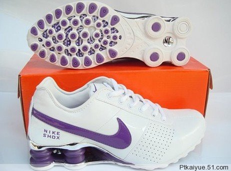 Nike Shox OZ D White Purple Shoes