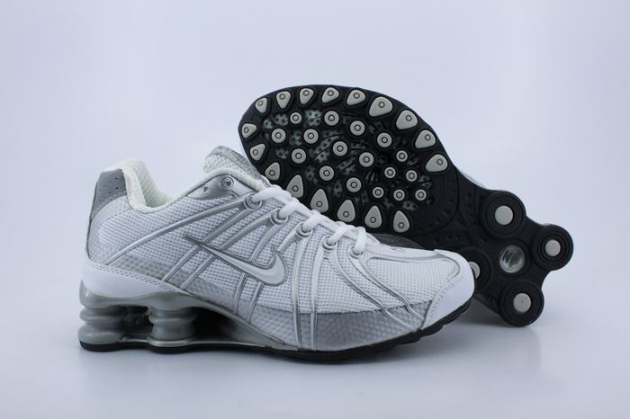 Nike Shox OZ Grey Silver Shoes - Click Image to Close