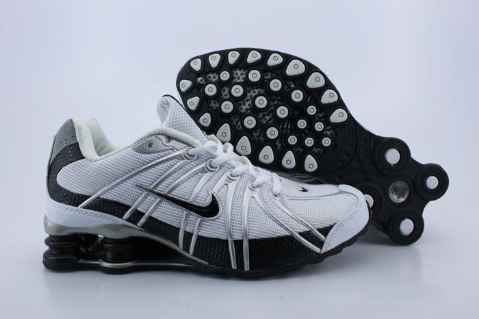 Nike Shox OZ White Black Silver Shoes - Click Image to Close
