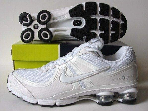 Nike Shox R2 All White Shoes