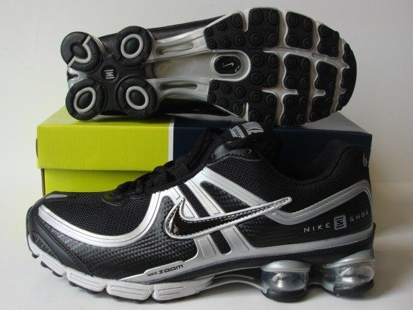 Nike Shox R2 Black Silver Shoes