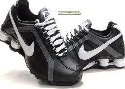 Nike Shox R4 Black White