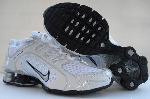 Nike Shox R5 All White Shoes