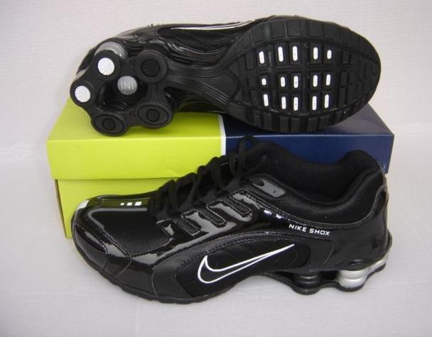 Nike Shox R5 Black Silver Shoes - Click Image to Close