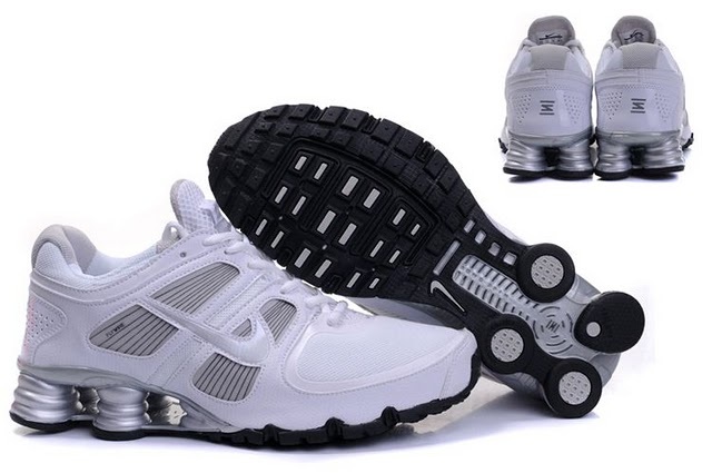 Nike Shox R6 White Silver Shoes