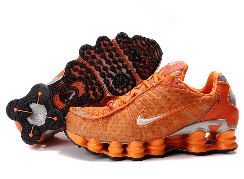 Nike Shox TL1 All Orange Shoes For Women - Click Image to Close